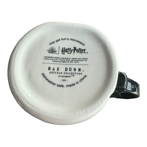 Rae Dunn Mug Harry Potter OBLIVIATE Double Sided Hogwarts Witch Wizard NEW 2024 - Picture 5 of 8